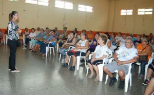 Os inscritos no Programa Conviver foram recepcionados no prédio da Secretaria de Assistência Social e Trabalho