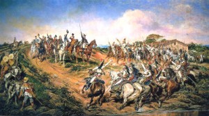 Creative Commons - CC BY 3.0 - Dom Pedro I na proclamação da Independência do Brasil
