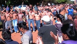 Imagens publicadas na página do Facebook da comunidade indígena Aty Guasu