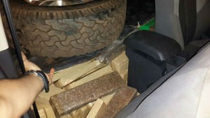 Encontraram quase uma tonelada de maconha