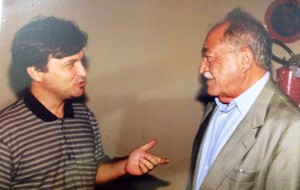 Com Miguel Arraes (1998). Foto: Divulgação