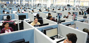 Sede da AeC, empresa de call center em Arapiraca (AL), que gerou 1.200 vagas neste ano