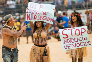 Em protesto contra a PEC 215, índios podem parar jogos em Palmas
