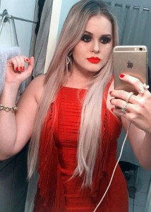 Lidiane Leite, 25, será monitorada por tornozeleira eletrônica