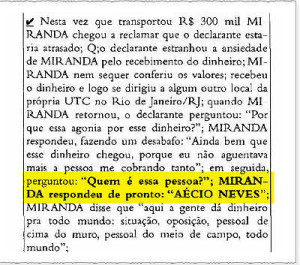 Aécio Neves considera absurda e irresponsável a citação de seu nome em delação