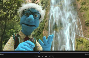 Professor Policarpo na Cachoeira Boca da Onça.