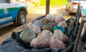 A carne foi apreendida na cidade de Porto Murtinho
