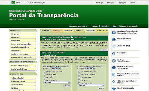 O portal oferece consultas relativas ao Poder Executivo Federal