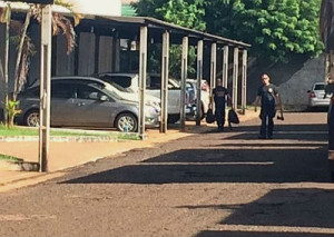 Momentos que antecederam a operação em Dourados (Foto: TV Morena )