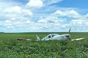 Conforme o copiloto, droga seria levada a uma fazenda, próximo a Cáceres (MT) - Foto: Divulgação PC