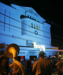 Fachada do MIS Cine Santa Tereza, em Belo Horizonte