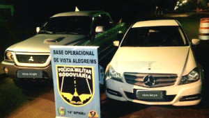 Veículos recuperados pela PRE em Vista Alegre