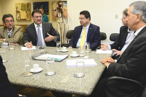 Reunião na Governadoria, em Campo Grande