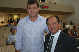 Vereador Valter Ferreira e o  deputado Zé Teixeira