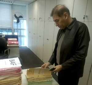 Prefeito Alcides Bernal acompanhando o processo no TRF