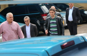 Procurador da Cãmara André Scaff ao deixar a Depac Centro
