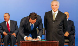 Michel Temer reconheceu a importância do Ministério da Cultura para o país