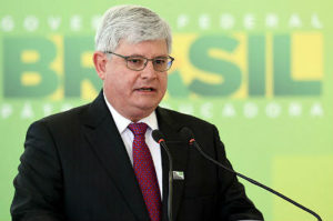O procurador-geral da República, Rodrigo Janot, em evento em Brasília
