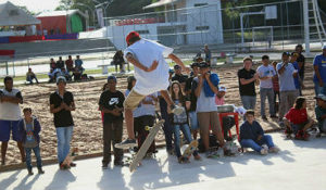 Centro de Múltiplo Uso - CMU, a festa começou com o II Eco Skate