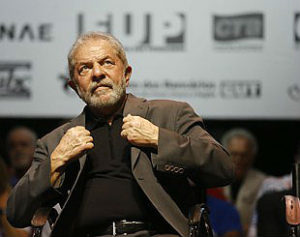 O ex-presidente Luis Inácio Lula da Silva em evento no Rio