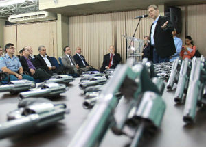 Guarda Civil recebe armamento bélico para melhorar segurança pública 