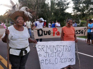 Terenas das aldeias localizadas nos municípios de Miranda e Aquidauana