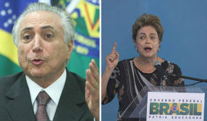 Michel Temer e Dilma Roussef