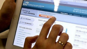 As inscrições são feitas online, no site do Sisu