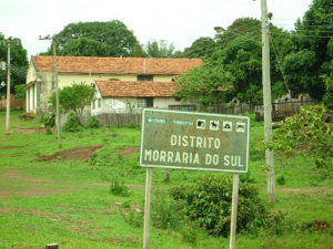 Telefonia móvel celular no Distrito de Morraria do Sul, em Bodoquena