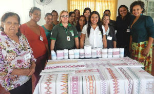Elas aprenderam sobre a história do bordado
