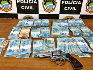Flagrante ocorreu na residência de ex-prefeito, diz polícia em MS (Foto: Polícia Civil de MS / Divulgação)