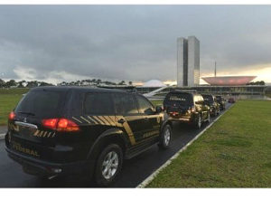 Polícia Federal logo no início da manhã desta sexta-feira (21) no Congresso Nacional