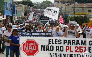 A educação fará atos regionais nas principais cidades