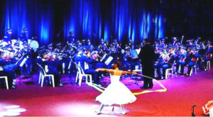 A Banda Marcial é composta por 130 integrantes