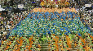 Desfile da Beija-Flor de 2015, quando a escola foi a campeã do Carnaval