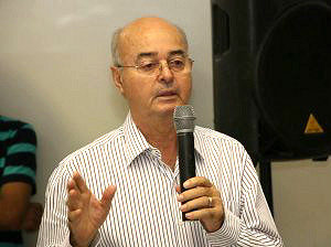 José Gilberto Garcia em evento da prefeitura (Foto: Prefeitura de Nova Andradina/Divulgação)