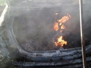 Caso ficou completamente destruído - Foto: Cido Costa/DouradosAgora