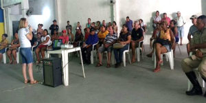 Um dos temas do encontro foi o descarte de resíduos sólidos.