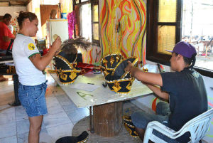 Em Corumbá já começou o carnaval  em todos os cantos da cidade