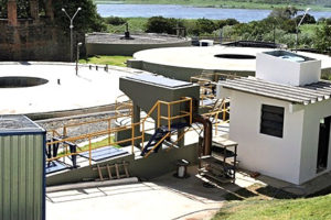 Uma das ETEs de Corumbá é a da Olaria, próximo ao Rio Paraguai