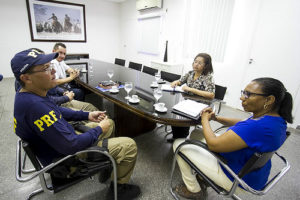 Encontro tratou da participação de alunos da Rede Municipal de Ensino no Fetran MS (Foto: Clóvis Neto)