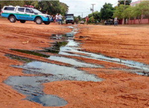Empresário foi multado em R$ 5 mil por contaminar o solo (Foto: PMA/Divulgação)