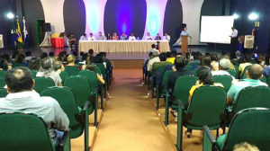 O lançamento foi no Centro de Convenções