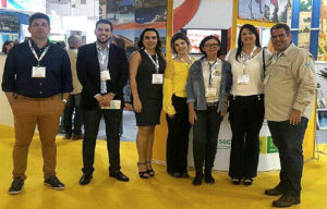 Representantes do Turismo de Corumbá participam de feira latino americana. (Foto: Divulgação)