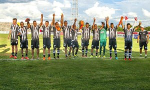 Corumbaense no primeiro jogo de 2017, em Corumbá. (Foto: Renê Márcio Carneiro)